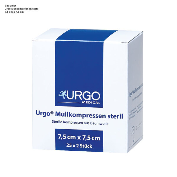 Urgo Mullkompressen | steril | 10 x 10cm | 25 x 2 Stück