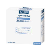 Urgoband Duo Kurzzugbinden, hautfarben, 5 m x 10 cm (2...