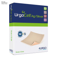 UrgoCell Silver Schaumstoffwundauflagen, 10 x 12 cm (10...