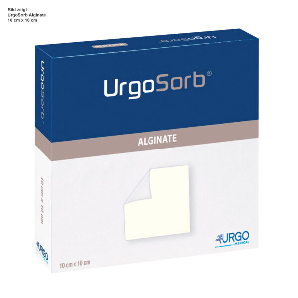 UrgoSorb Alginatwundauflagen, 5 x 5 cm (10 Stck.)