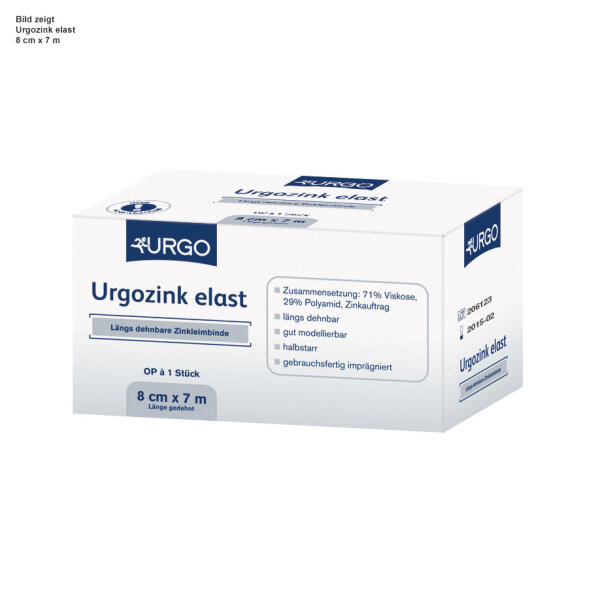 Urgozink elast Zinkleimbinden 10 cm x 5 m | 10 Stück