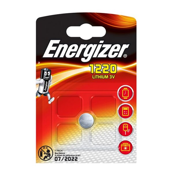 Energizer Batterie Typ CR1220, 3 V