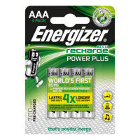 Energizer NiMH Akkumulatoren Power Plus Micro AAA HR03...