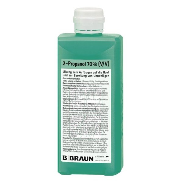 2-Propanol 70% Haut- und Händedesinfektionsmittel | 1 Liter