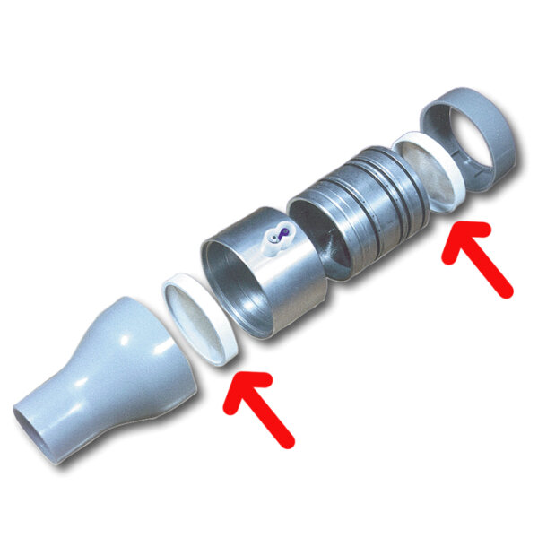 Messkopfsiebe für Pneumotracs, ALPHA IV, Touch (10 Stck.)