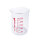 Griffinbecher, PMP, gedruckte rote Skala, 250 ml