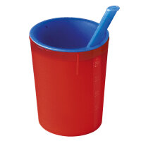 medizinische Trinkhilfe rot-blau 200 ml Beutel = 10 Stck.