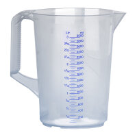 Messkanne 3000 ml, opak transparent