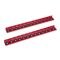 Ampullenleisten, 260 mm, rot für ULMER KOFFER I (2...