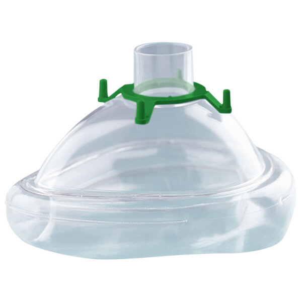 CPAP-/NIV-Einmal-Maske mit Luftkissen Gr. S (Kind) mit Haltering für Kopfbänderung