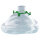CPAP-/NIV-Einmal-Maske mit Luftkissen Gr. S (Kind) mit Haltering für Kopfbänderung