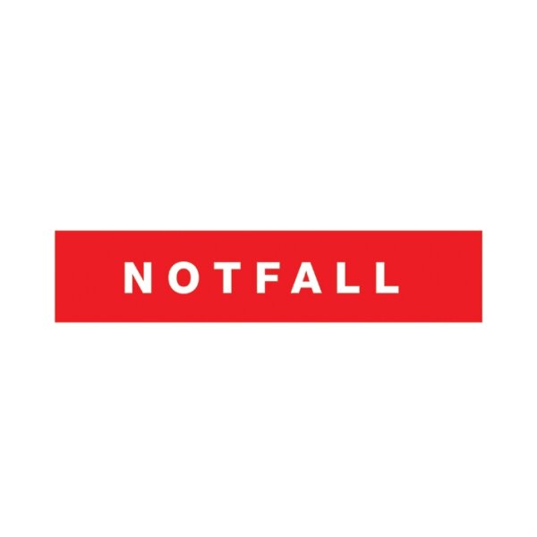 Kofferaufkleber reflektierend: Notfall 210 x 45 mm