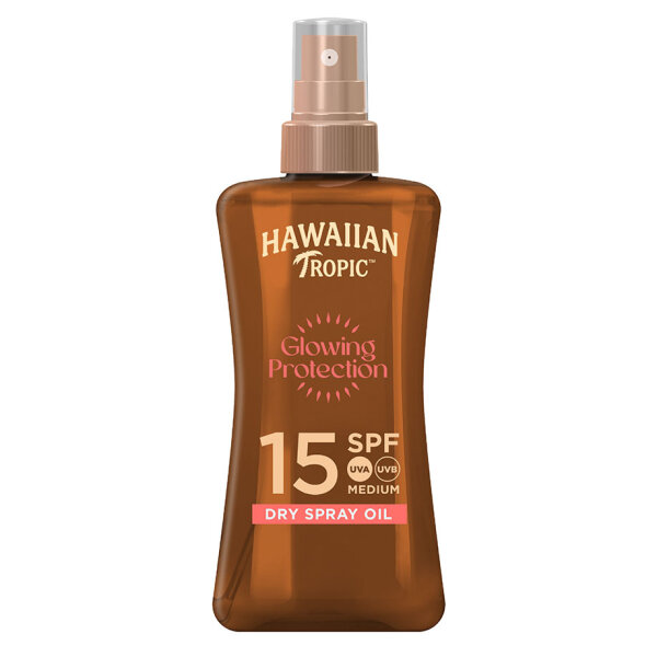 Hawaiian Tropic Glowing Protection Dry Spray Oil 200 ml LSF 15 #Y302233402#