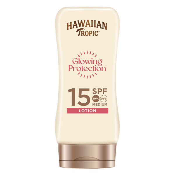 Hawaiian Tropic Glowing Protection Sun Lotion 180 ml mit LSF 15 #Y302227201#