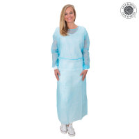 wiroREPEL KNIT PP+PE Kittel mit Strickbündchen blau...