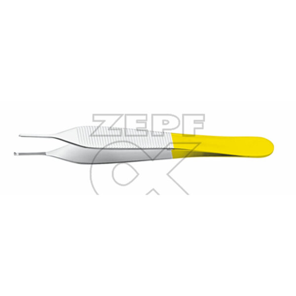 chir. Pinzette nach ADSON Mikro, gerade, 1 x 2 Zähne, 12 cm TC-Ausführung