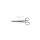 chir. Schere, gerade, spitz/spitz, 16,5 cm