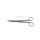 chir. Schere, gerade, spitz/stumpf, 16,5 cm