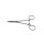 Halsted Mosquito Arterienklemme, 1 x 2 Zähne, gerade, gerieft, 12,5 cm