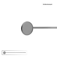 Kehlkopfspiegel mit Griff 19,5 cm, Fig. 3, Ø 16...