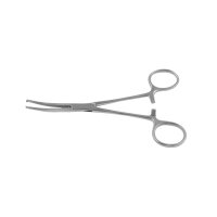 Kocher Arterienklemme grazil, 1 x 2 Zähne, gebogen,...