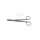 MAYO STILLE Schere TC, gebogen, stumpf/stumpf, 17 cm