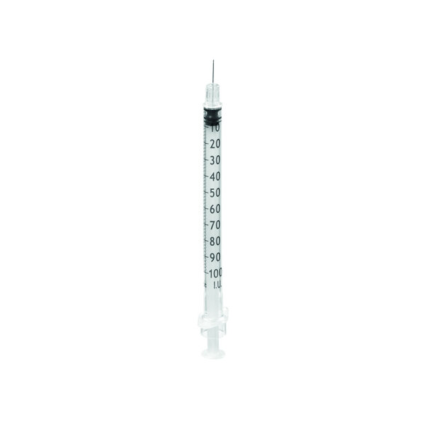 Spritzen Omnican 100 Insulinspritzen U-100 | 1 ml | mit integrierter Kanüle 0,30 x 8 mm | 100 Stück