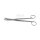 Sims Uterus Schere gebogen stumpf/stumpf, 23 cm