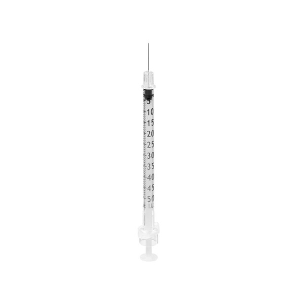Omnican 50 Insulinspritzen 0,5 ml, U-100 (100 Stck.) mit integrierter Kanüle 0,30 x 12 mm