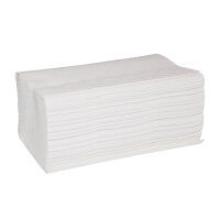 Falthandtücher hochweiß 2-lagig, 23,5 x 23 cm...