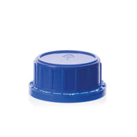 Schraubverschluss, GL 54, PP, blau, mit...