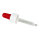 Pipettenmontur für Tropfflasche 10 ml mit Saughütchen rot