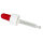 Pipettenmontur für Tropfflasche 50 ml mit Saughütchen rot