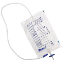Urinbeutel 2,0 Ltr. mit Ablaßhahn | einzeln steril...