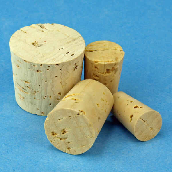 spitze Korkstopfen | 1a-Qualität | porenarm | 16 x 13 x 22 mm | 1 Stück