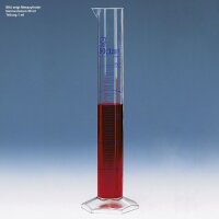 Messzylinder, hohe Form, Klass A, PMP, 500 ml : 5 ml,...