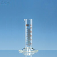 Messzylinder, SILBERBRAND-ETERNA, 250 ml:5 ml, Boro 3.3,...