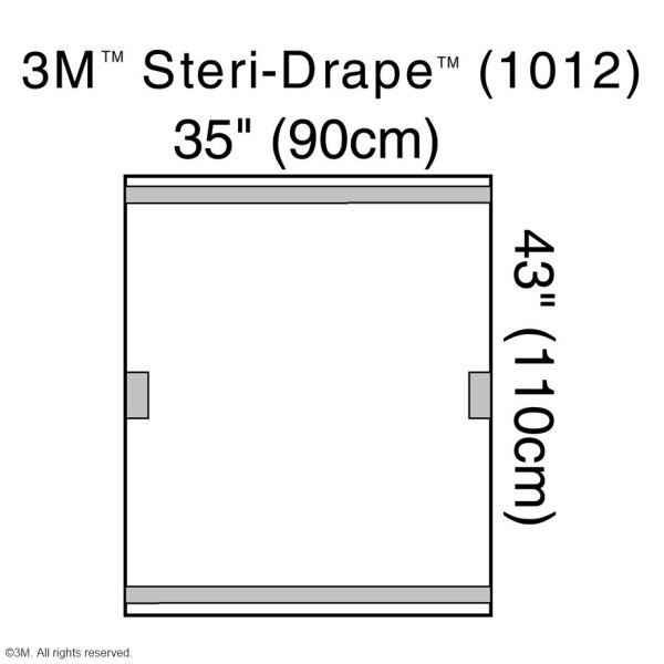 Steri-Drape | Geräteabdeckung groß | 90 x 110 cm | 4 x 10 Stück