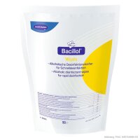 Bacillol Wipes Standbodenbeutel | 90 Tücher