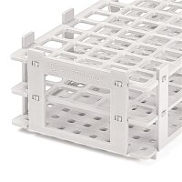 Reagenzglasgestell, PP, weiß, für 21...