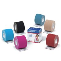 BDF Leukotape K rot | 5cm x 5m | 5 Stück