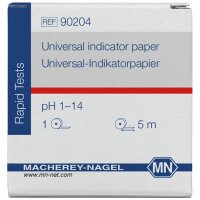 Universal-Indikatorpapier pH 1-14, 5 m x 7 mm VE = 5 Rl.