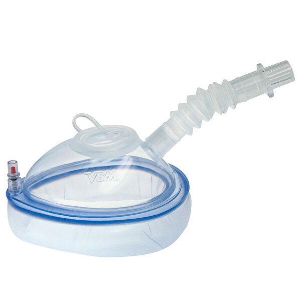 Endoskopiemaske Gr. 5 Erwachsene, mit Silikonmembrane 10 mm VE = 6 Stck.