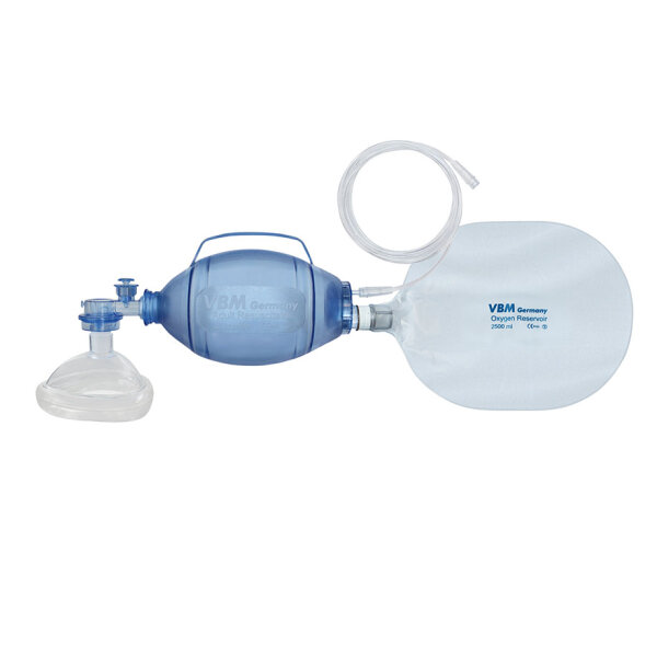 PVC Beatmungsbeutel Set für Erwachsene, mit transparentem PE-Beutel, zum Einmalgebrauch  VE = 6 Stck.