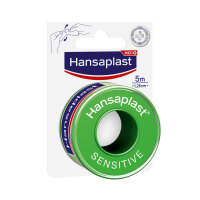 Hansaplast Fixierpflaster Sensitive 5 m x 1,25 cm VE = 10...