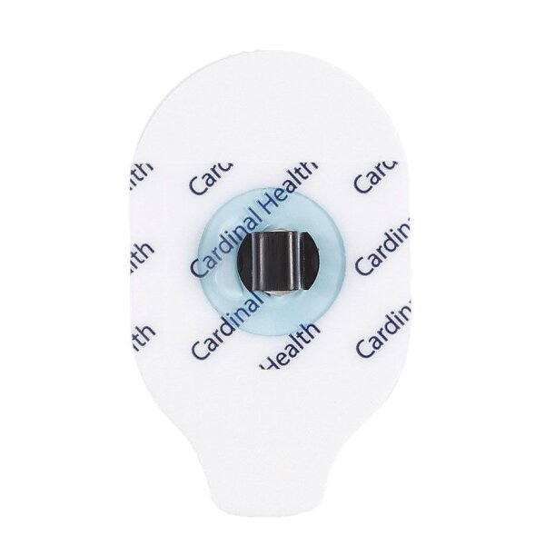 Kendall Einmal-Elektroden mit Hydrogel u. Ag/AgCI-Sensor 57 x 34 mm (30 Stck.) mit Aufsatz für 4 mm Bananenstecker, H914SG  VE = 10 Btl.