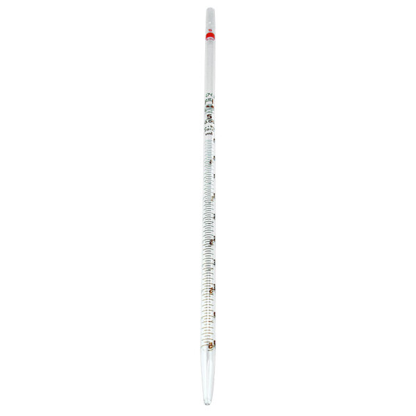 Messpipette 5 ml, Graduierung 0,1 ml, konformitätsbescheinigt VE = 10 Stck.