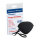YPSIMED Augenklappe mit Gummiband, schwarz, oval VE = 10 Stck.
