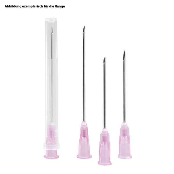 Kanülen Sterican Braun | Sondergröße | rosa | 18 G x 1 1/2 | 1,20 x 40 mm | 100 Stück
