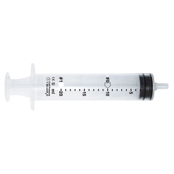 Einmal-Spritze 20 ml Luer-Ansatz, farbcodiert VE = 10 Stck.